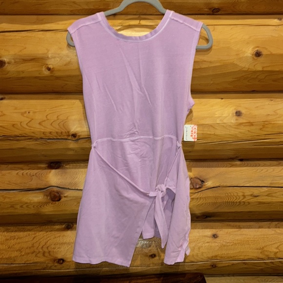 Free People NWT Hot Shot Sarong Romper Size Medium and Large in Powder Pink - Picture 5 of 9